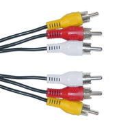 Powertech καλώδιο 3x RCA σε 3x RCA CAB-R005, 3m, μαύρο