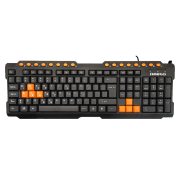 OMEGA Gaming Ενσύρματο Πληκτρολόγιο Aurora USB Μαύρο