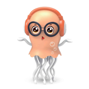 Dancing Jellyfish Orange