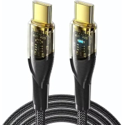 Pavareal Καλώδιο Ταχείας φόρτισης USB-C σε USB-C, Braided, 1.2m, μαύρο