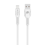 Kαλώδιο δεδομένων DeTech DE-C27C Type-C 1.0m λευκό