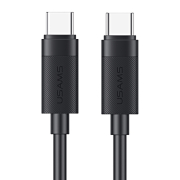 Usams καλώδιο USB-C  60W, 480Mbps, 1m, μαύρο
