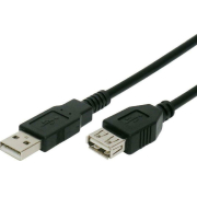 Powertech Καλώδιο Προέκτασης USB 480Mbps 3m Μαύρο