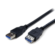 Powertech καλώδιο USB 3.0 σε USB female copper 1.5m μαύρο