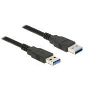 Powertech Καλώδιο USB 3.0 (A) σε USB 3.0 (A) 1.5m μαύρο