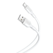 XO Καλώδιο Φόρτισης Usb σε Type-C Λευκό