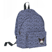 Σακίδιο Στρογγυλό Kuromi Lila Pattern