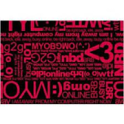 G-CUBE Αυτοκόλλητο Κάλυμμα ChatRoom για Notebook Skin (RED)