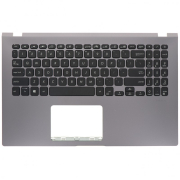 Γνήσιο Palmrest πλαστικό - Cover C Laptop Asus A509 D509 F509 K509 R509 R521 S509 X509 GREY KEYBOARD