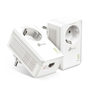 Powerline TP-Link TL-PA7017P Kit v4 AV1000 Gigabit Passthrough Starter Kit