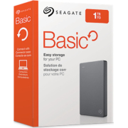 Seagate Ext. HDD 2.5 Basic 1TB, USB 3.0 Μαύρο