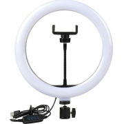 Ring Light Ring Light  26cm 2800-6400K με Βάση για Κινητό
