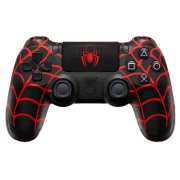 Doubleshock Ασύρματο Χειριστήριο για PS4 Spiderman Black