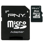 Pny MicroSDHC 8GB Mobility