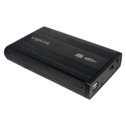 Logilink Usb 2.0 Θηκη Hdd Enclosure For 3.5 (8.89cm) Sata Hdd Alum. - Black V8.0