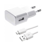 Φορτιστής 220V Σε USB 2A - 1Port Με Καλώδιο USB To Micro