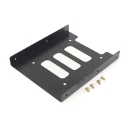 Powertech Tray Μετατροπής από 3.5 σε 2.5 μεταλλικό μαύρο