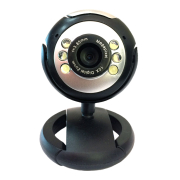 Powertech Web Camera 1.3MP Plug & Play Black