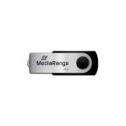 MediaRange USB 2.0 Flash Drive 8GB Black/Silver