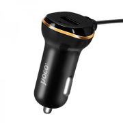 Hoco Z14 Φορτιστής Αυτοκινήτου 3.4A με καλώδιο Micro Usb (Μαύρο)