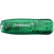 Intenso USB 2.0 Stick 8GB Rainbow Line Green