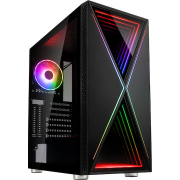 Kolink Void X ARGB Midi Tower Tempered Glass Black