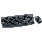 Genius Combo Usb Set Keyboard & Optical Mouse Black