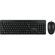 Powertech Set Ποντίκι & Πληκτρολόγιο Ενσύρματο 1200Dpi Μαύρο