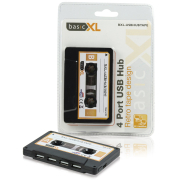 BasicXL Usb 2.0 Hubtape 4Port Usb Tap Jb-109