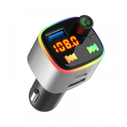 Leewello Ασύρματο Bluetooth FM/MP3 Player Αυτοκινήτου με θύρα Type-C & διπλή USB θύρα