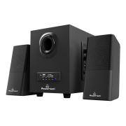 Powertech ηχεία Premium sound 16W USB/SD/FM/BT with remote control μαύρα