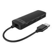 ORICO USB hub with 4 ports μαύρο