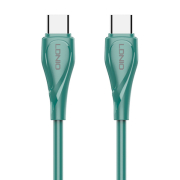 Ldnio Καλώδιο Usb C Σε Usb C Lc611c 65w Pd 1m Πράσινο
