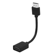 Powertech Αντάπτορας HDMI 4K/60Hz 0.10m Μαύρος  CAB-H167