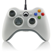 Ενσύρματο χειριστήριο με δόνηση για XBOX 360 / PC Λευκό ΟΕΜ