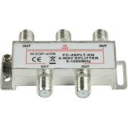 Fc-4split-Kn Tv Splitter 4 Way Metal