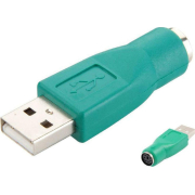 Powertech Αντάπτορας USB 2.0 Αρσενικό σε PS2 Θηλυκό Πράσινο