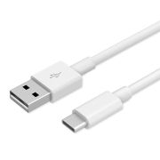Powertech Καλώδιο USB 2.0 σε USB Type-C 1m White