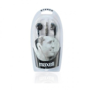 Maxell Ακουστικά Ψείρες, Stereo Earphone Μαύρο