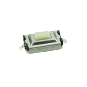 Smd Button 2 Pin Nickel Silver White