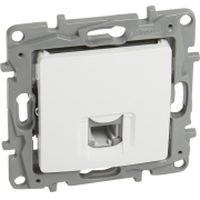 Legrand Niloe Πρίζα Τηλεφώνου RJ11 Λευκή