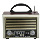 Retro Φορητό Ασύρματο Ραδιόφωνο FM/AM/SW 3-Band με USB Καλώδιο