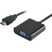 Powertech Αντάπτορας HDMI σε VGA 1920x1200p Μαύρο