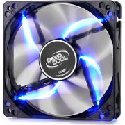 DeepCool Ημιδιαφανής Ανεμιστήρας 120mm με Μπλε LED