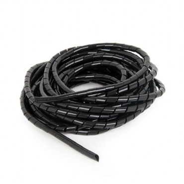 Cableexpert Σπiral Καλώδιο 12mm Spiral Cable Wrap 10m Μαύρο