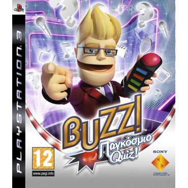 Buzz Παγκόσμιο Quiz + Buzzers PS3
