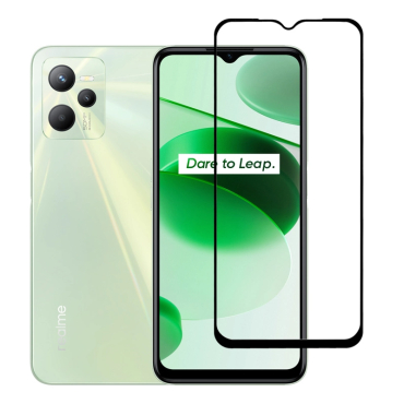 Προστατευτικά Οθόνης  tempered glass 5D TGC-0579, Realme C35, full glue, μαύρο