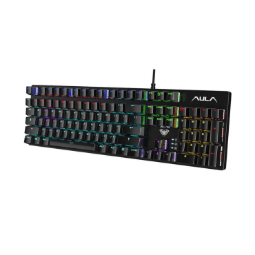 Keyboard AULA S2022 Mechanical RGB Black USB GR New