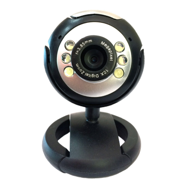 Powertech Web Camera 1.3MP Plug & Play Black