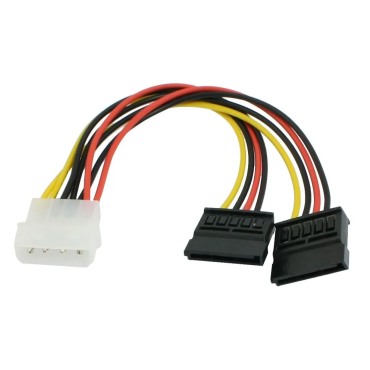 Καλώδιο Ρεύματος IDE Σε 2x SATA 20cm